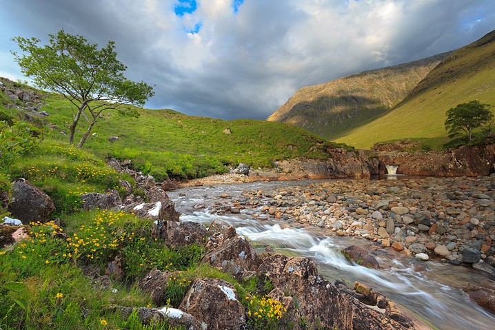 Landschaft River Etive